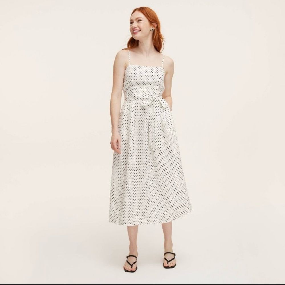 Kate Spade ♠️ X Target Elegant Blue Floral Midi Dress with Ruffled Sleeves